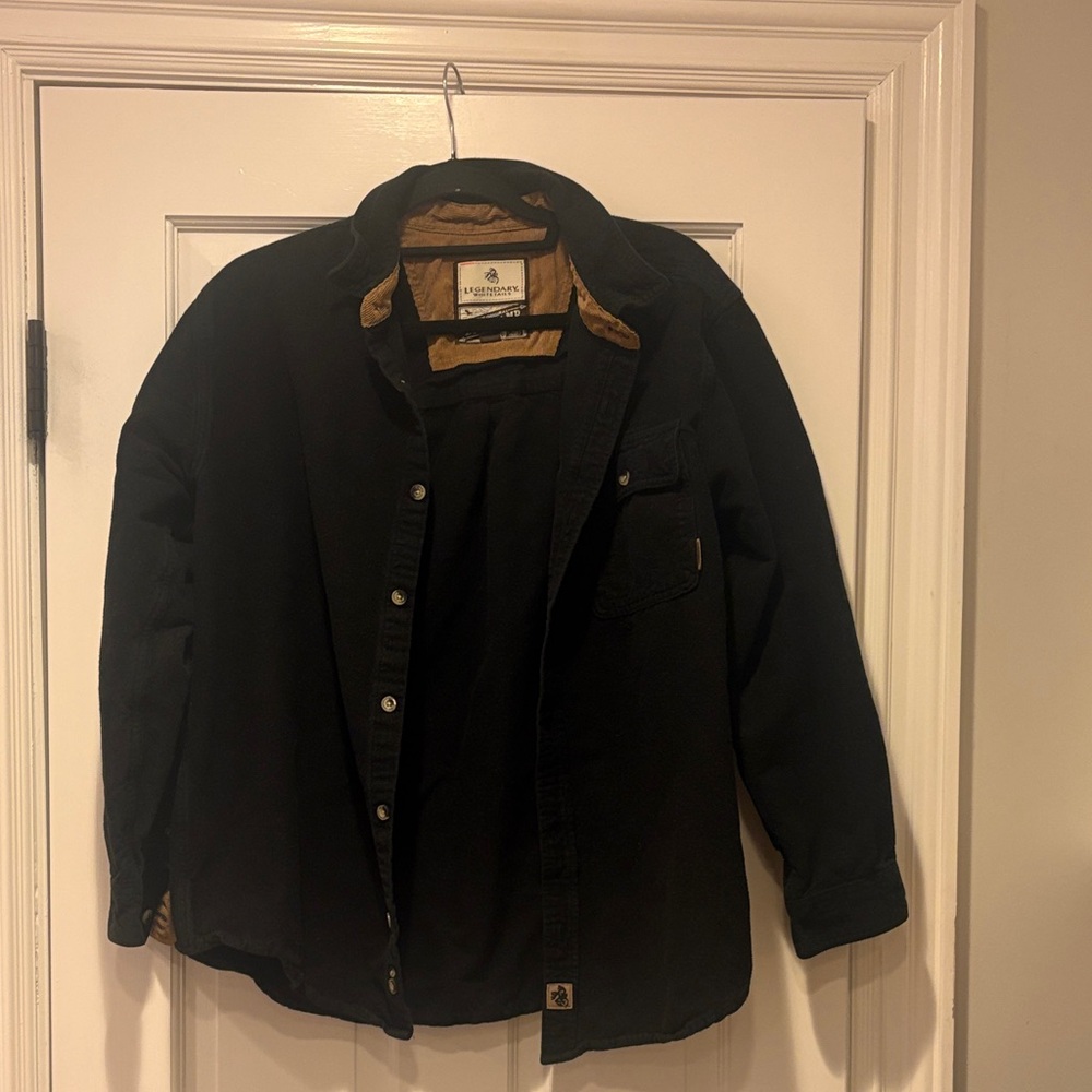 Legendary Whitetails Black Shirt Jacket